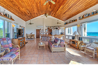 Beachfront Home for sale on San Salvador, The Bahamas