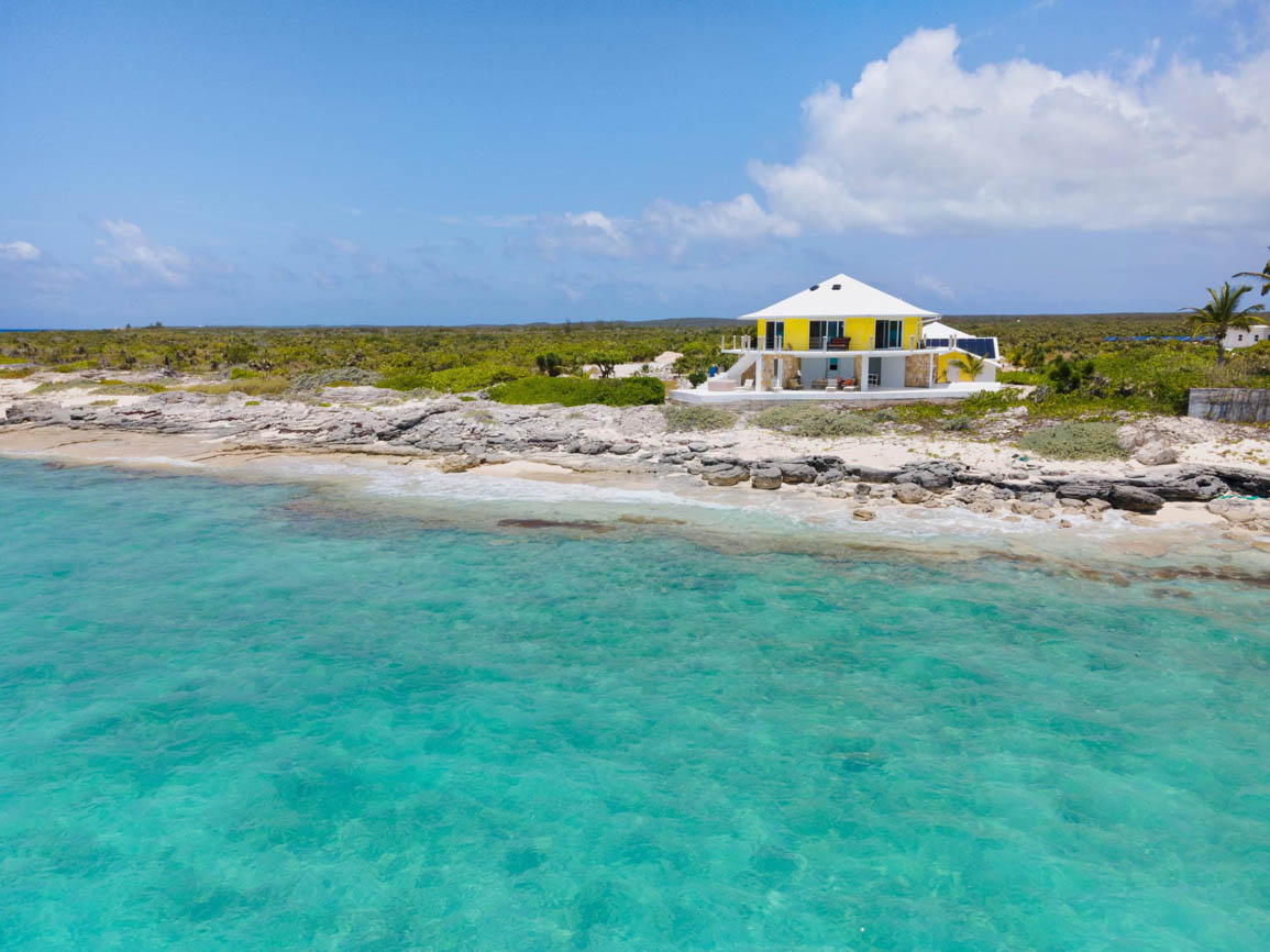 Beachfront Home for sale on San Salvador, The Bahamas